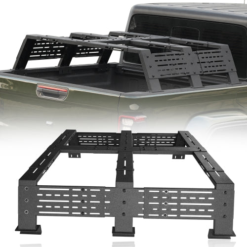 LandShaker Mid-size Trucks Overland Bed Rack  12.2" High for Jeep Gladiator JT & Ford Ranger & GMC & Chevrolet Colorado lsg9904s 1