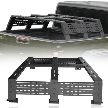 LandShaker Mid-size Trucks Overland Bed Rack  12.2" High for Jeep Gladiator JT & Ford Ranger & GMC & Chevrolet Colorado lsg9904s 1