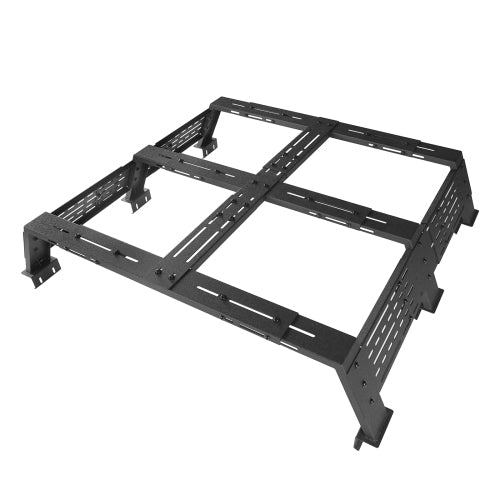 LandShaker Mid-size Trucks Overland Bed Rack  12.2" High for Jeep Gladiator JT & Ford Ranger & GMC & Chevrolet Colorado lsg9904s 4