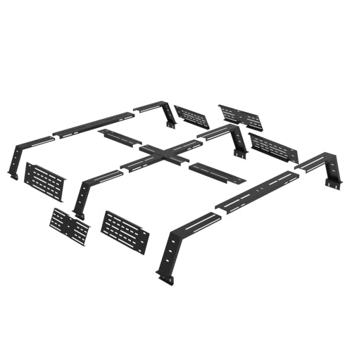 LandShaker Mid-size Trucks Overland Bed Rack  12.2" High for Jeep Gladiator JT & Ford Ranger & GMC & Chevrolet Colorado lsg9904s 5