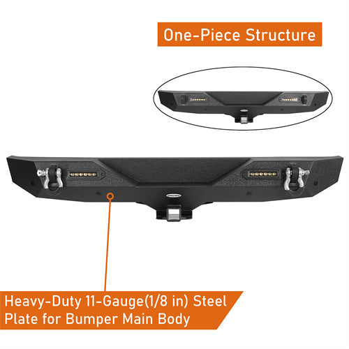 Jeep JL Mad Max Front Bumper & Rear Bumper for 2018-2022 Jeep Wrangler JL - LandShaker 4x4 LSG.3003+3021 13