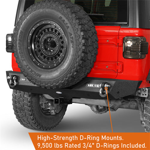 Jeep JL Mad Max Front Bumper & Rear Bumper for 2018-2023 Jeep Wrangler JL - LandShaker 4x4 LSG.3020+3003 11