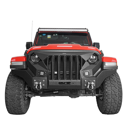 Jeep JL Mad Max Front Bumper & Rear Bumper for 2018-2023 Jeep Wrangler JL - LandShaker 4x4 LSG.3020+3003 4