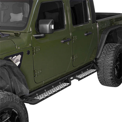 LandShaker Nerf Side Step Bars Running Boards for 2020-2024 Jeep Gladiator JT lsg7017  3