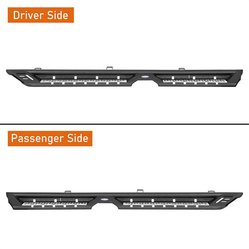 LandShaker Nerf Side Step Bars Running Boards for 2020-2024 Jeep Gladiator JT lsg7017  7
