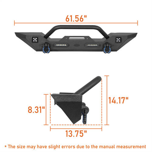 Front Bumper / Rear Bumper / Side Steps(07-18 Jeep Wrangler JK)-LandShaker