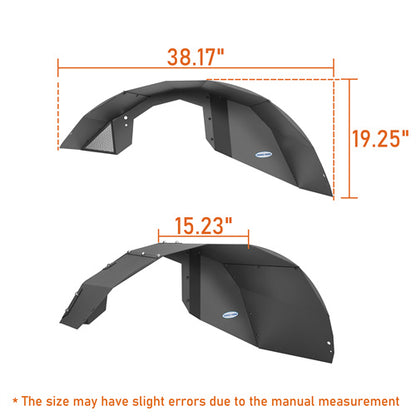 Off-Road Front & Rear Inner Fender Liners For 2021-2024 Ford Bronco (Excluding Raptor) - LandShaker4x4