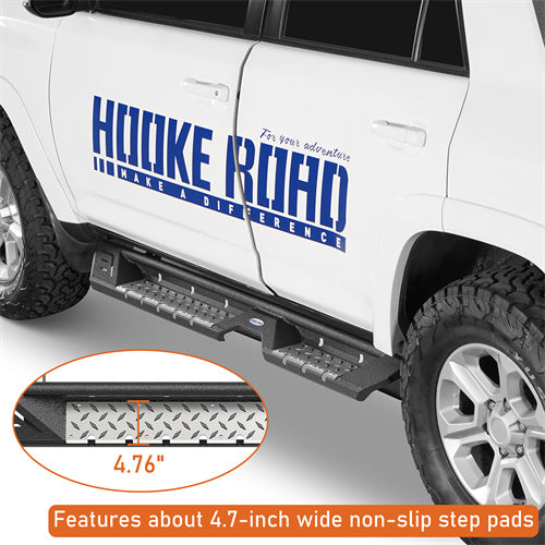 Nerf Side Step Bars For 2010-2024 Toyota 4Runner (Excluding Limited, Nightshade, TRD Sport & 10-13 SR5) - LandShaker4x4
