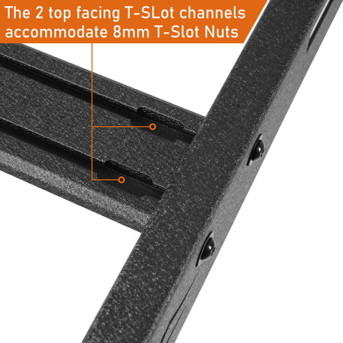 LandShaker Overland Aluminum Roof Rack for 2021-2023 Ford Bronco 4-Door Soft Top lsg8924s  7