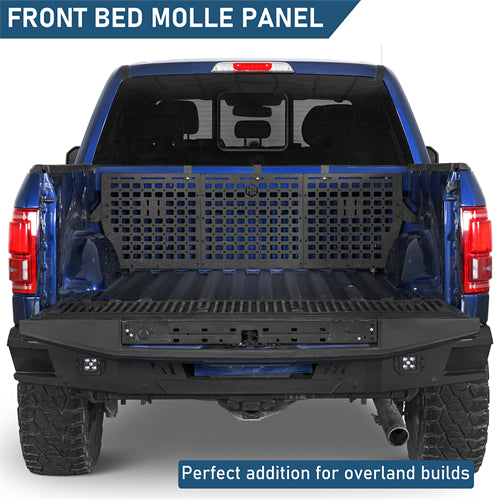 Front Bed MOLLE Panel For 2015-2025 Ford F-150 5.5ft Bed Single - Landshaker4x4
