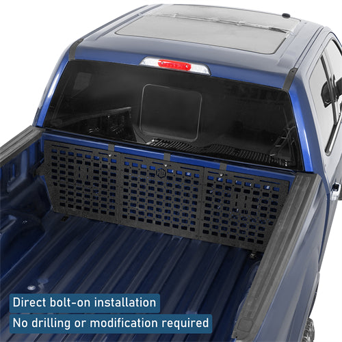 Front Bed MOLLE Panel For 2015-2025 Ford F-150 5.5ft Bed Single - Landshaker4x4