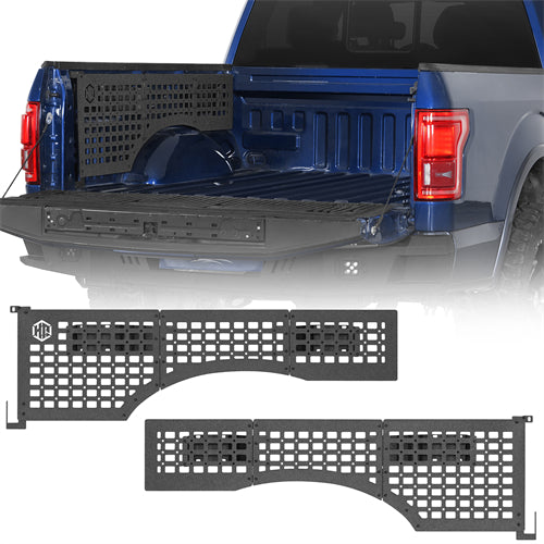Bed Side MOLLE Panels - Pairs For 2015-2025 Ford F-150 5.5ft Bed - Landshaker4x4