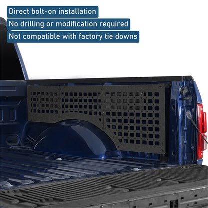 Bed Side MOLLE Panels - Pairs For 2015-2025 Ford F-150 5.5ft Bed - Landshaker4x4