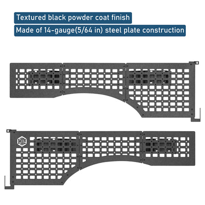 Bed Side MOLLE Panels - Pairs For 2015-2025 Ford F-150 5.5ft Bed - Landshaker4x4