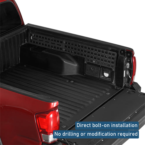 Bed Side MOLLE Panels - Pairs For 2005-2023 Toyota Tacoma 5ft Bed - Ultralisk4x4