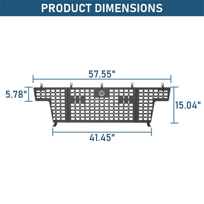 Front Bed MOLLE Panel For 2005-2023 Toyota Tacoma - Landshaker4x4