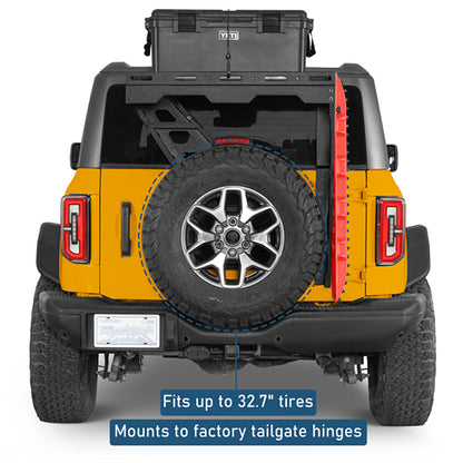 Tailgate Basket Rear Cargo Rack System For 2021-2025 Ford Bronco - Landshaker4x4