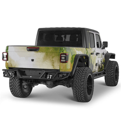 Tubular Rear Bumper For 2020-2025 Jeep Gladiator JT - Landshaker4x4