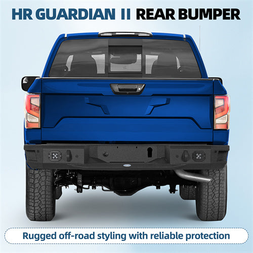 Aftermarket Rear Bumper For 2017-2024 Nissan Titan (Excluding Titan XD) - Landshaker4x4