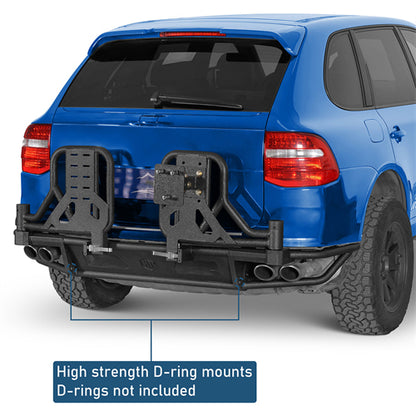 KarooCargo Rear Bumper For 2008-2010 Porsche Cayenne 957 - Landshaker4x4