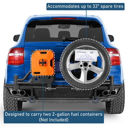 KarooCargo Rear Bumper For 2008-2010 Porsche Cayenne 957 - Landshaker4x4