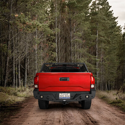 Toyota Tacoma Rear Bumper w/18W LED Floodlights for 2016-2022 Toyota Tacoma  - LandShaker 4x4 l4200s 3