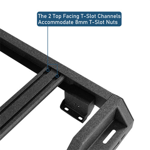 Road Trip Versatile Roof Rack For 2015-2022 with Chevy Colorado GMC Canyon Crew Cab - LandShaker4x4