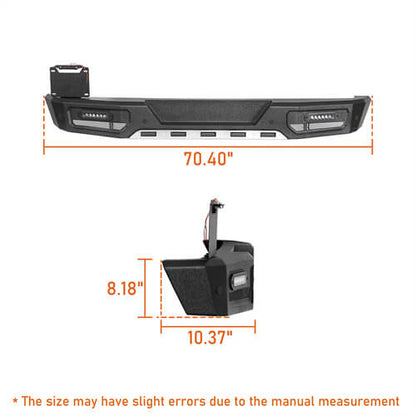Rock Crawler Front & Rear Bumper For 2018-2025 Jeep Wrangler JL - LandShaker4x4