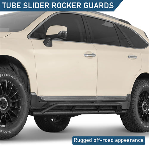Tube Slider Rocker Guards For 2015-2019 Subaru Outback - Landshaker4x4