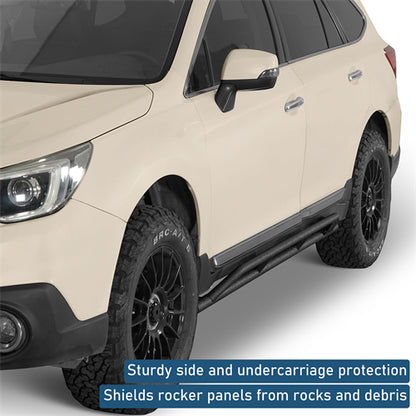 Tube Slider Rocker Guards For 2015-2019 Subaru Outback - Landshaker4x4