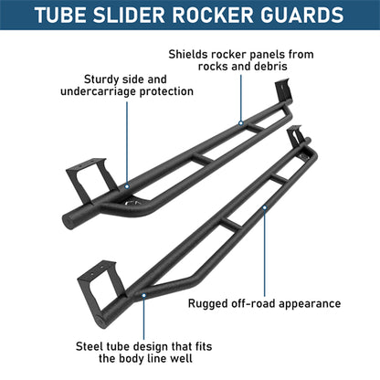 Tube Slider Rocker Guards For 2015-2019 Subaru Outback - Landshaker4x4
