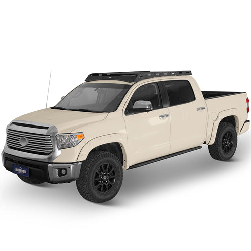 Tube Slider Rocker Guards For 2007-2021 Toyota Tundra CrewMax - Landshaker4x4