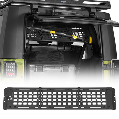 Trunk MOLLE Panel Utility Rack For 2007-2018 Jeep Wrangler JK 4-Door Hardtop - Landshaker4x4