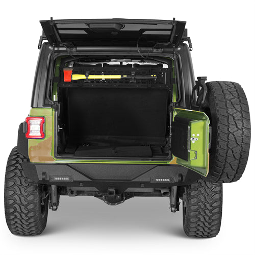 Trunk MOLLE Panel Utility Rack For 2018-2026 Jeep Wrangler JL 4-Door Hardtop - Landshaker4x4