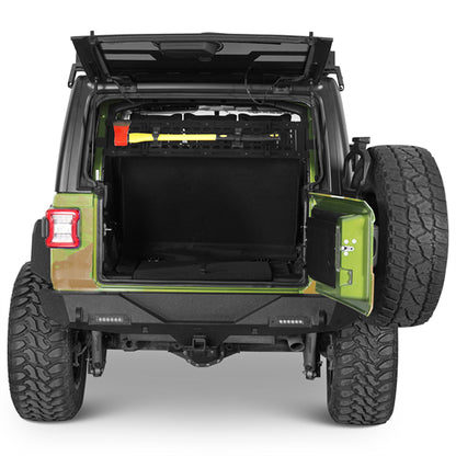 Trunk MOLLE Panel Utility Rack For 2018-2026 Jeep Wrangler JL 4-Door Hardtop - Landshaker4x4