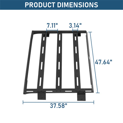 Rear Half Roof Rack For 2021-2025 Ford Bronco 4 Doors Hardtop - Landshaker4x4