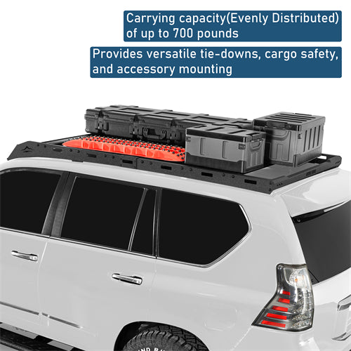 Overland Series Versatile Roof Rack For 2010-2023 Lexus GX460 - Landshaker4x4