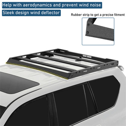 Rear Half Roof Rack  For 2010-2023 Lexus GX460 - Ultralisk4x4