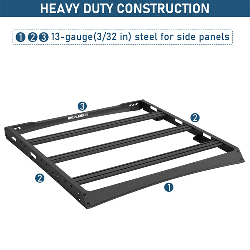 Rear Half Roof Rack  For 2010-2023 Lexus GX460 - Ultralisk4x4