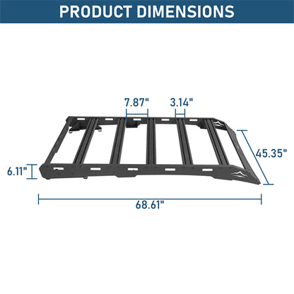 Overland Series Versatile Roof Rack For 2013-2017 Subaru XV Crosstrek - Landshaker4x4