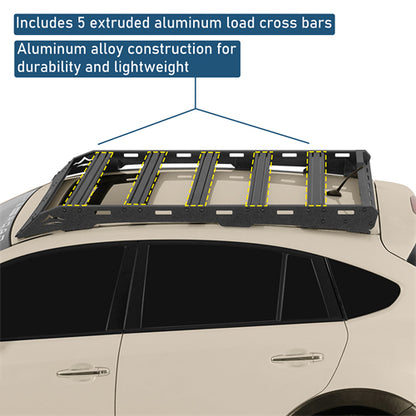 Overland Series Versatile Roof Rack For 2013-2017 Subaru XV Crosstrek - Landshaker4x4