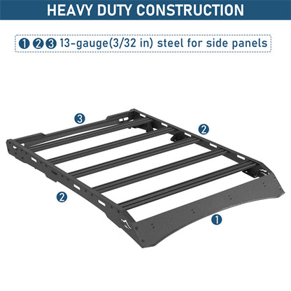 Overland Series Versatile Roof Rack For 2013-2017 Subaru XV Crosstrek - Landshaker4x4
