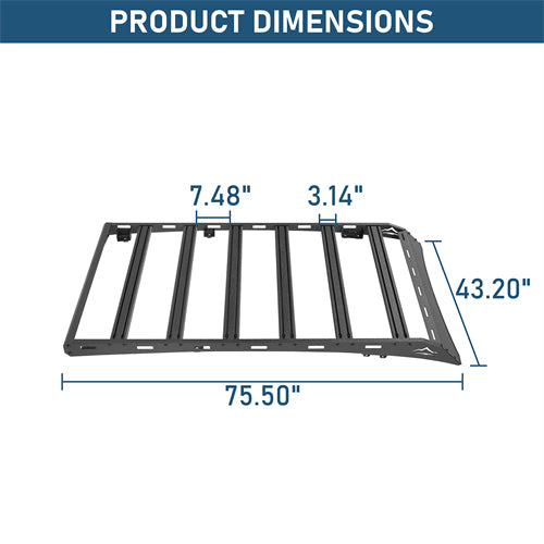 Overland Series Versatile Roof Rack For 2014-2018 Subaru Forester - Landshaker4x4