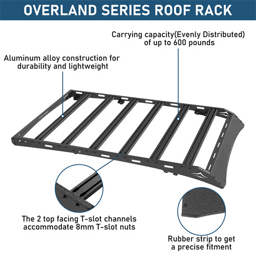 Overland Series Versatile Roof Rack For 2014-2018 Subaru Forester - Landshaker4x4
