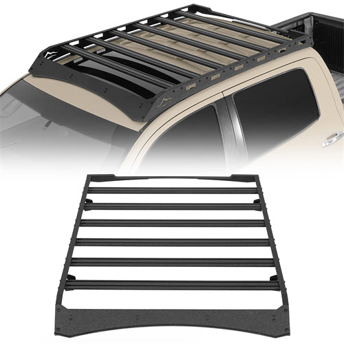 Overland Series Versatile Roof Rack For 2014-2021 Toyota Tundra CrewMax - Landshaker4x4