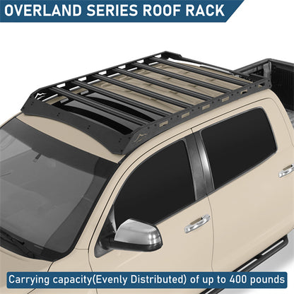 Overland Series Versatile Roof Rack For 2014-2021 Toyota Tundra CrewMax - Landshaker4x4