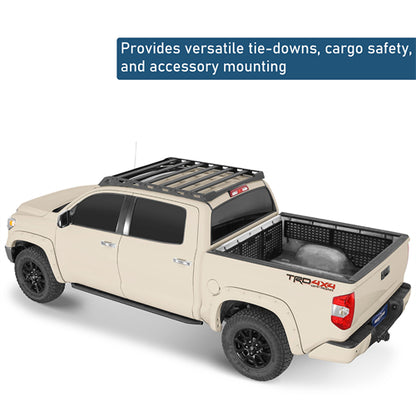 Overland Series Versatile Roof Rack For 2014-2021 Toyota Tundra CrewMax - Landshaker4x4