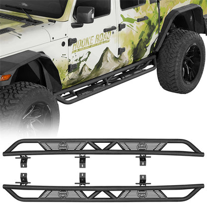 Running Boards Side Steps Nerf Bars(20-25 Jeep Gladiator JT)-LandShaker