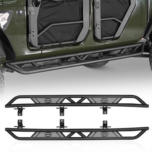 Jeep JT Running Boards Side Steps Nerf Bars for 2020-2022 Jeep Gladiator  - LandShaker 4x4 l7000s 1