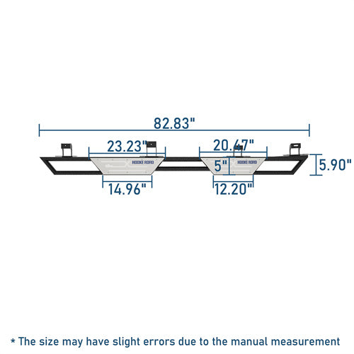 Aftermarket Nerf Side Step Bars For 2020-2025 Jeep Gladiator JT - Landshaker4x4